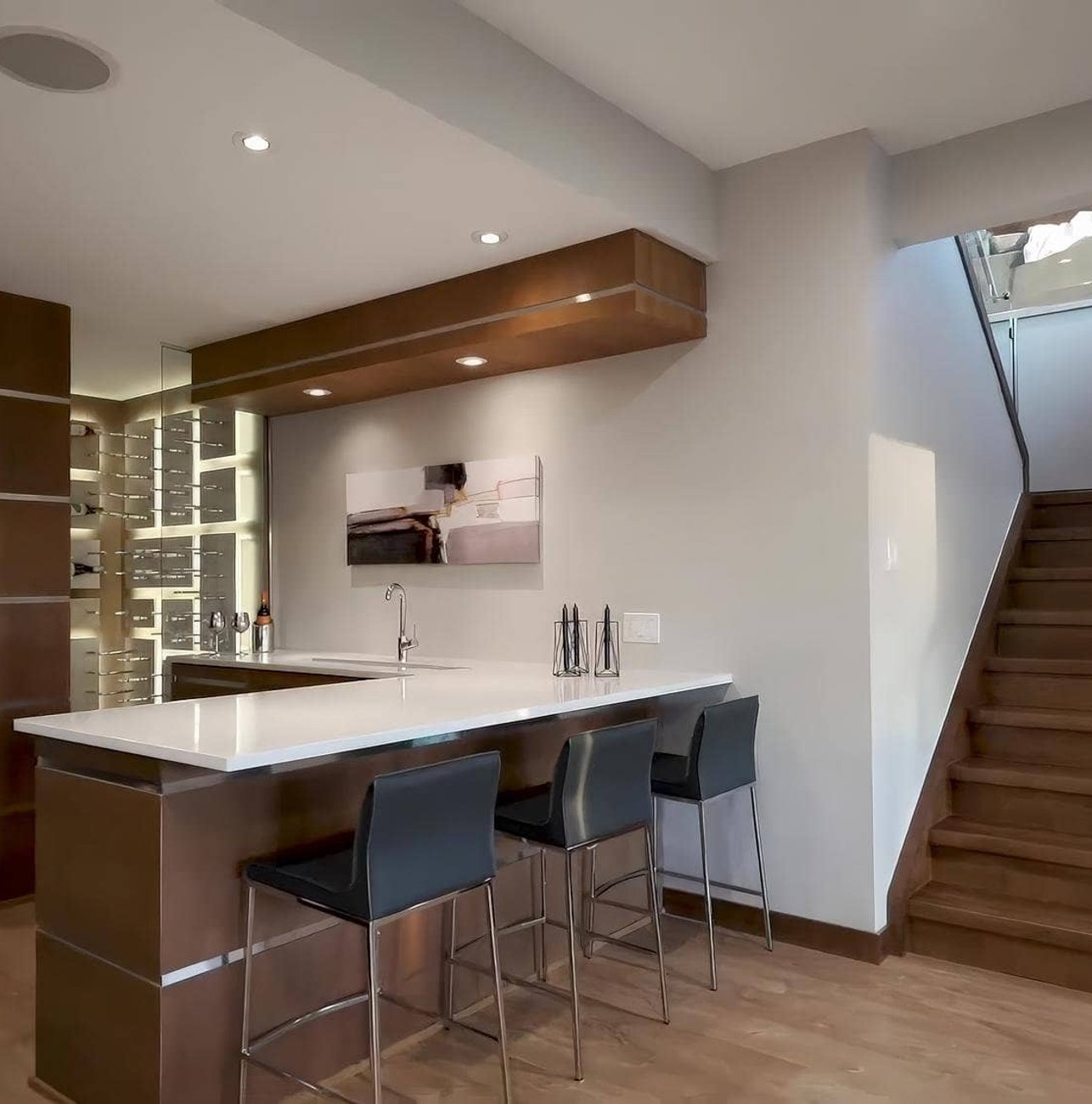 Basement suite renovation in Oakville