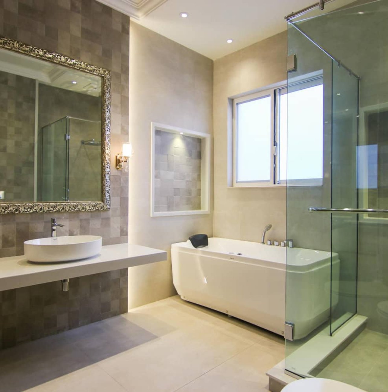 Custom walk-in shower renovation in Hamilton